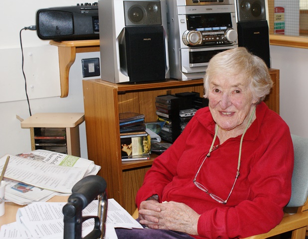 Relaxing in the sitting room