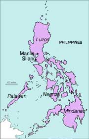 map of philippines map of philippines