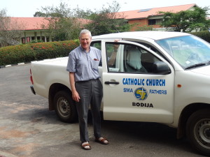 Fr Des Corrigan visited the seminary in 2013