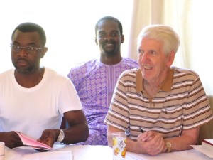Fathers Samuel Madza, Joseph Ogungbe and Vincent Brennan